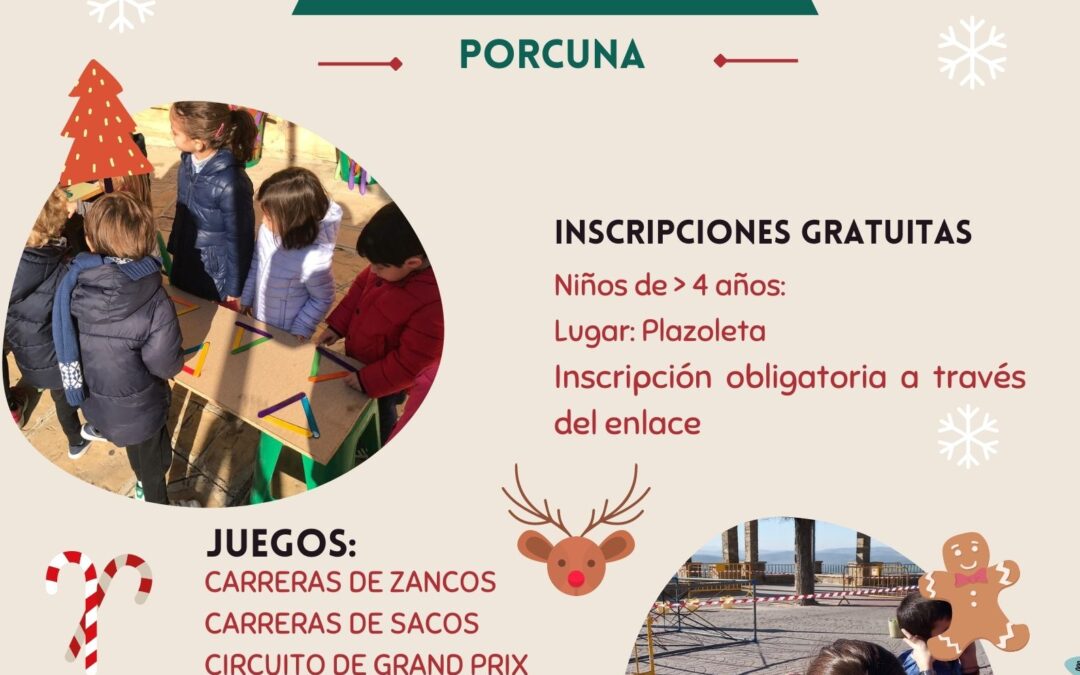 IV Festival Navideño para niños y niñas en PORCUNA con Miofit Animaciones
