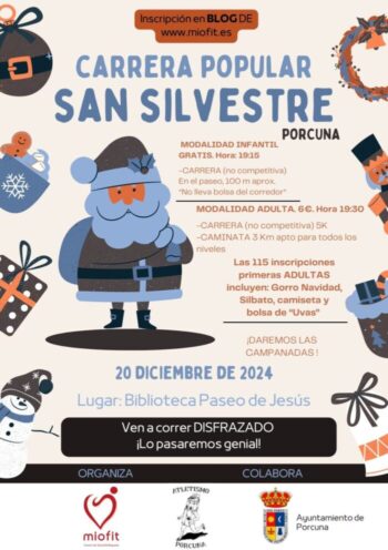 SAN SILVESTRE PARA TODOS EN PORCUNA. 2024