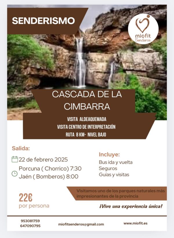 Cascada de la Cimbarra (INSCRIPCIONES AGOTADAS) - Imagen 2