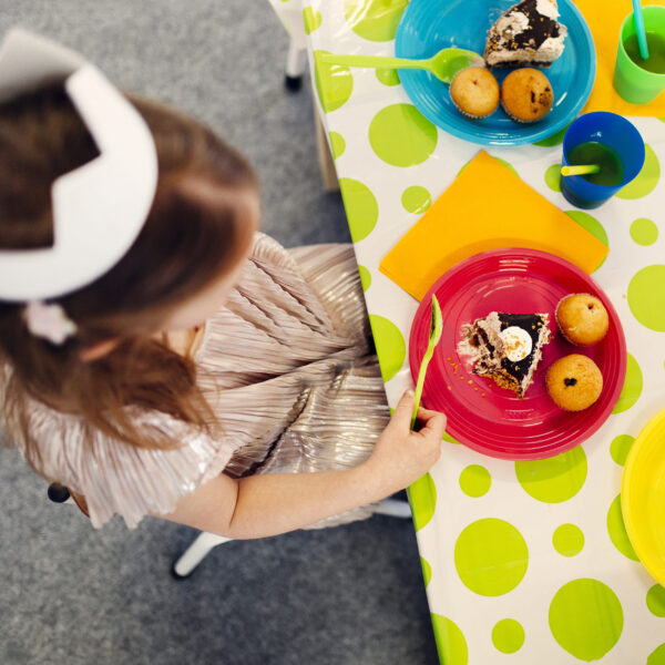 Personal durante la comida
