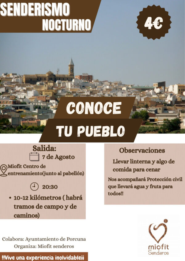 Senderismo nocturno en Porcuna (INSCRIPCIONES ABIERTAS)
