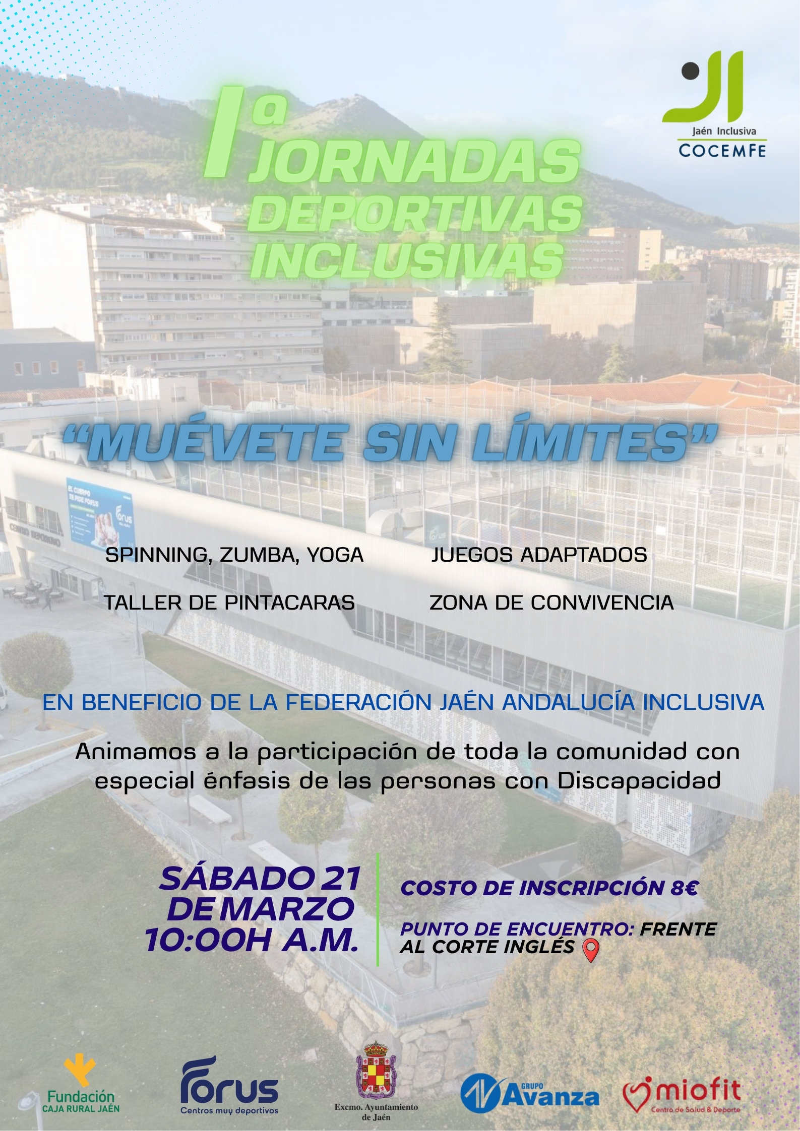 I JORNADAS DEPORTIVAS INCLUSIVAS «MUÉVETE SIN LÍMITES»